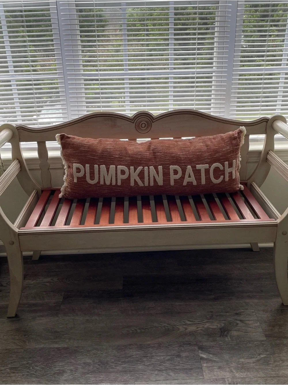 Fall/Thanksgiving Pumpkin Patch Long Throw Pillow